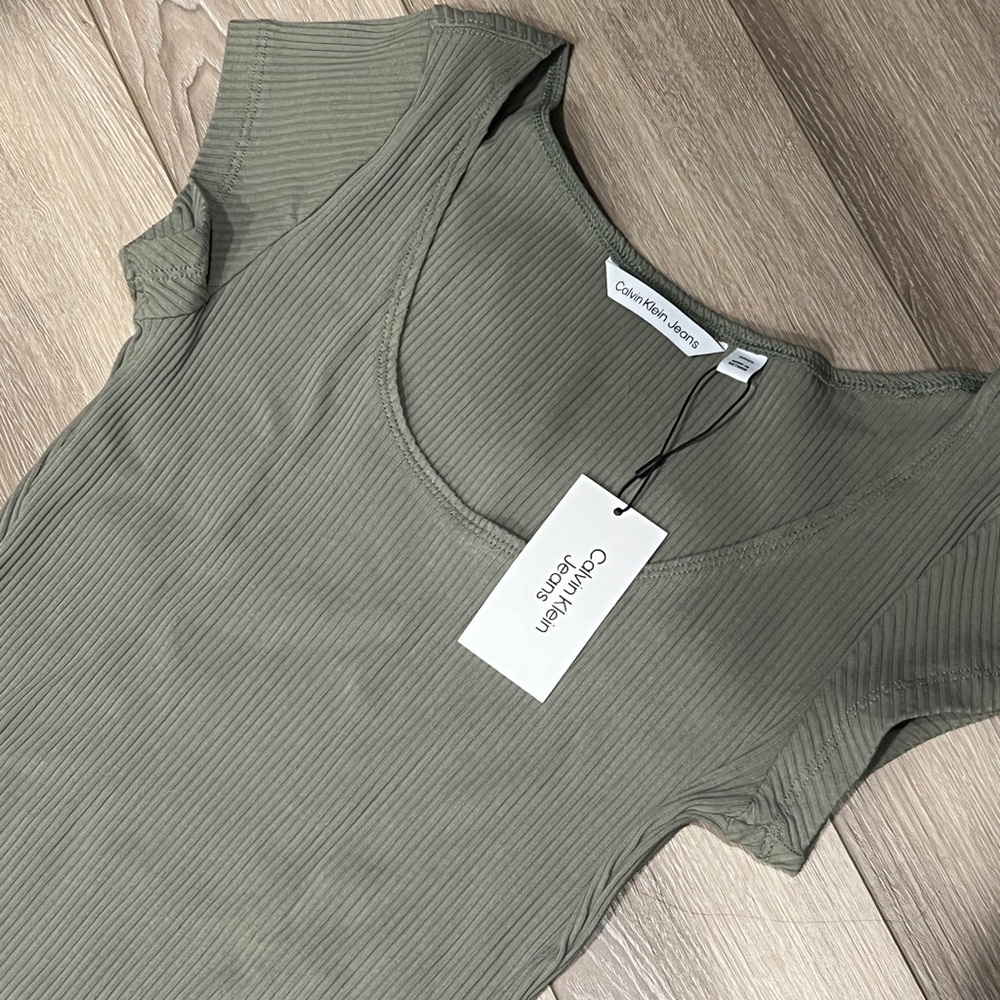 Calvin Klein Jeans Green Bodysuit